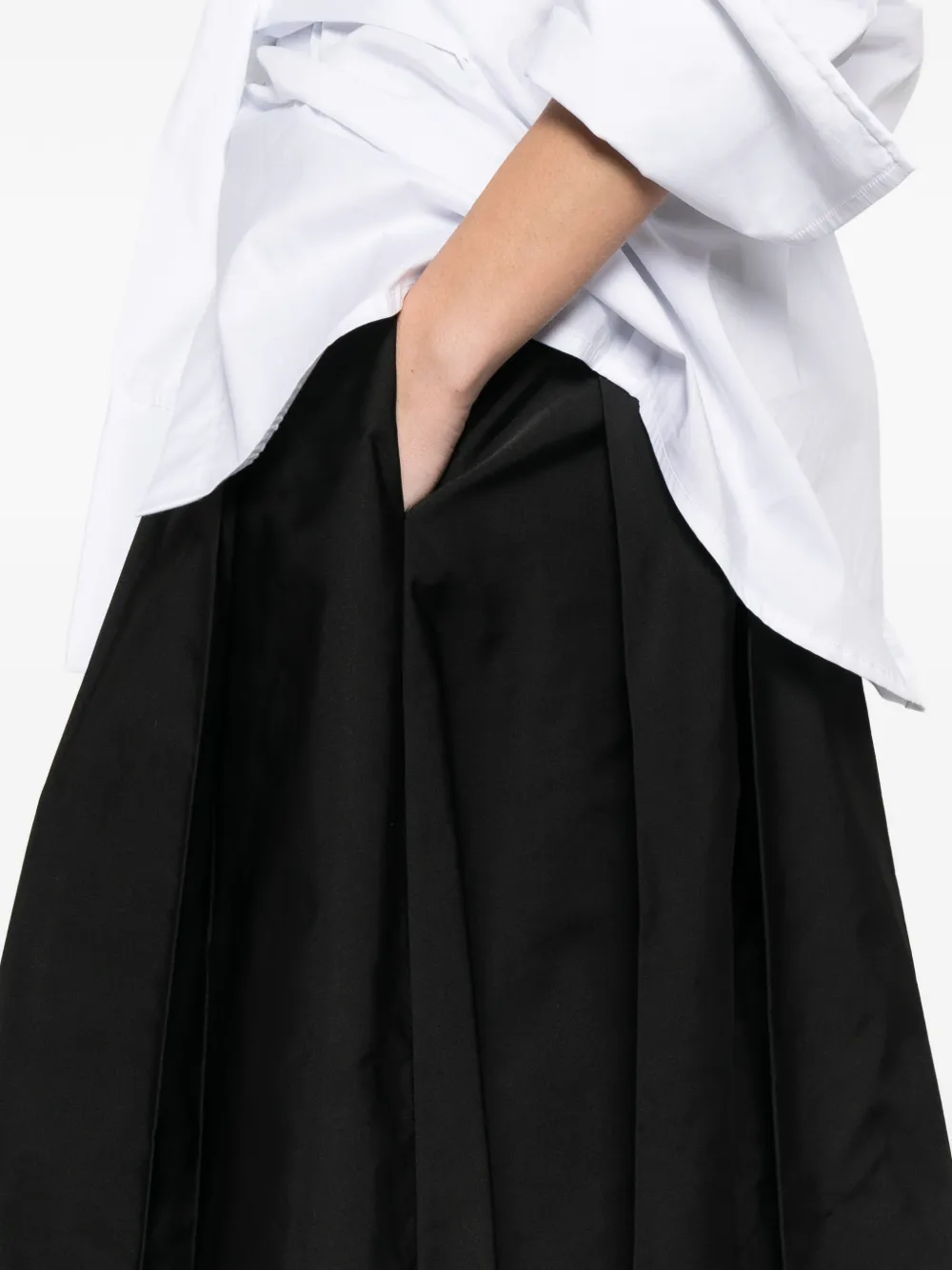 Ermanno Scervino Plooirok Zwart