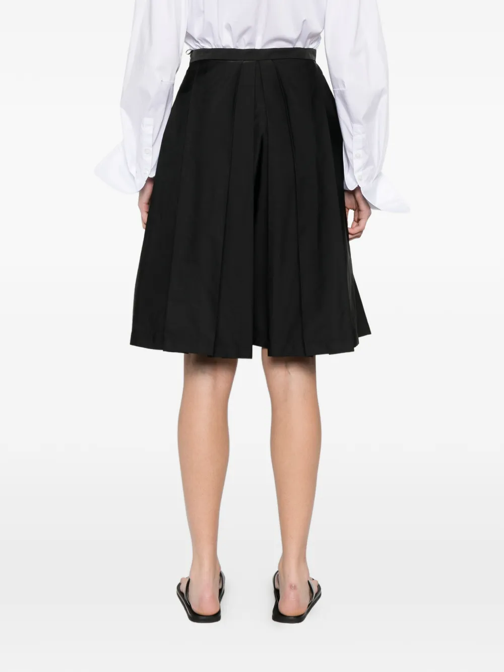 Ermanno Scervino Plooirok Zwart