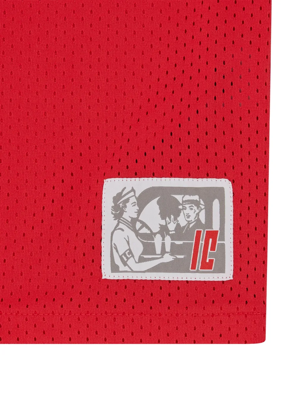 ICECREAM T-shirt met lange mouwen en print Rood