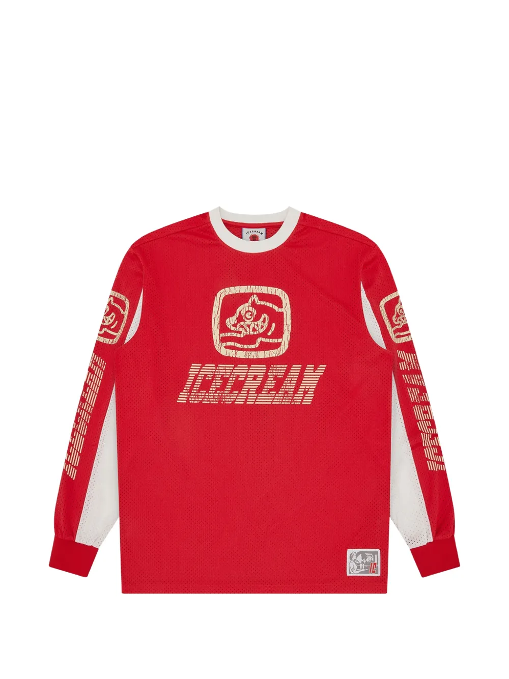 ICECREAM long-sleeve graphic T-shirt - Rot