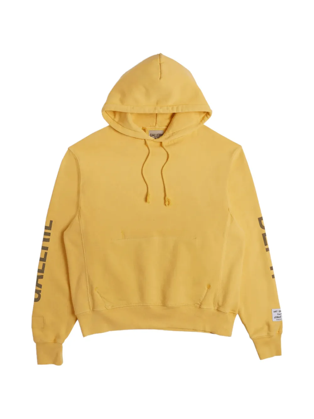 GALLERY DEPT. drawstring hoodie - Giallo