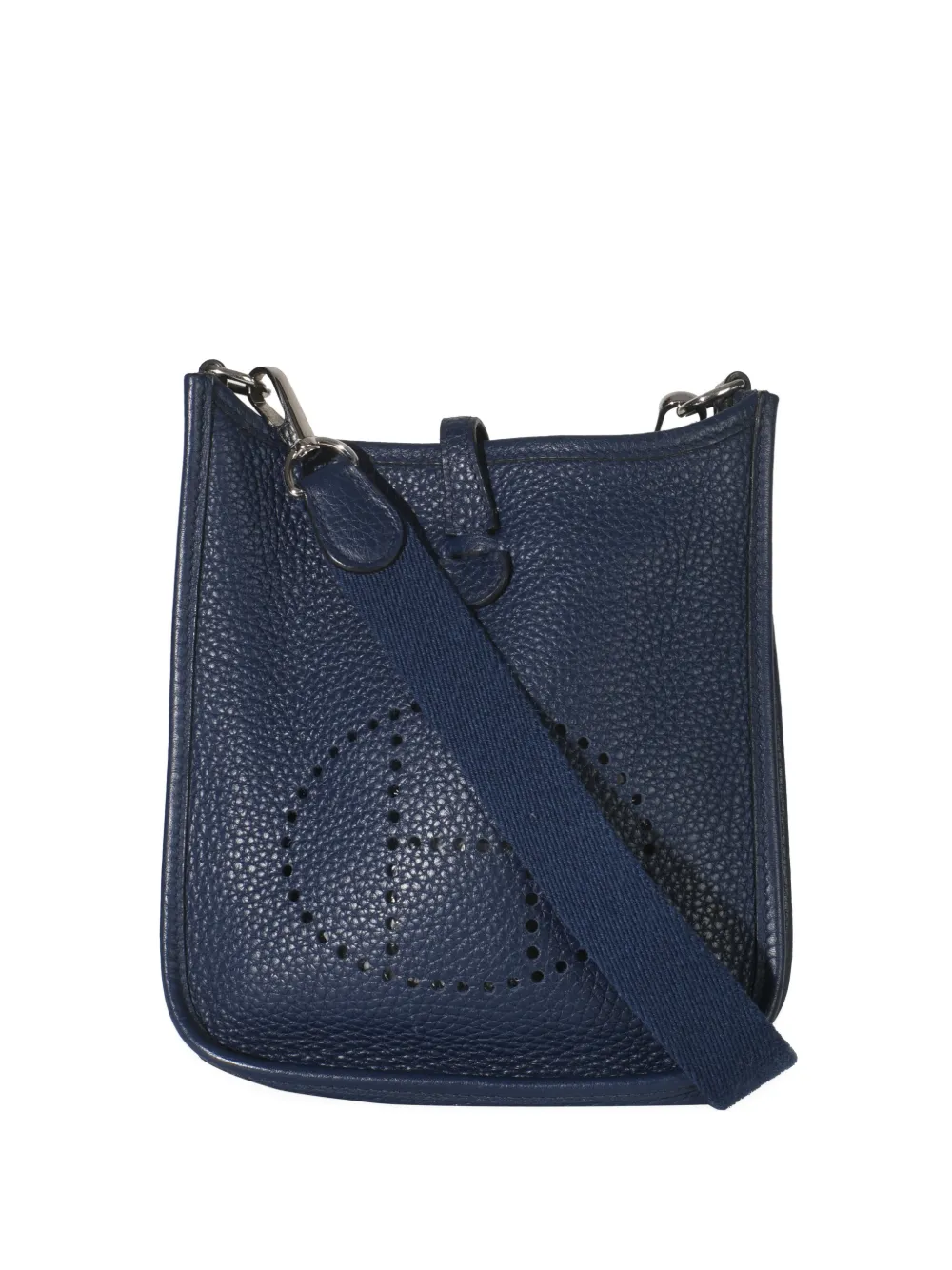 Hermès Pre-Owned 2015 Clemence removable straps mini bag - Blu