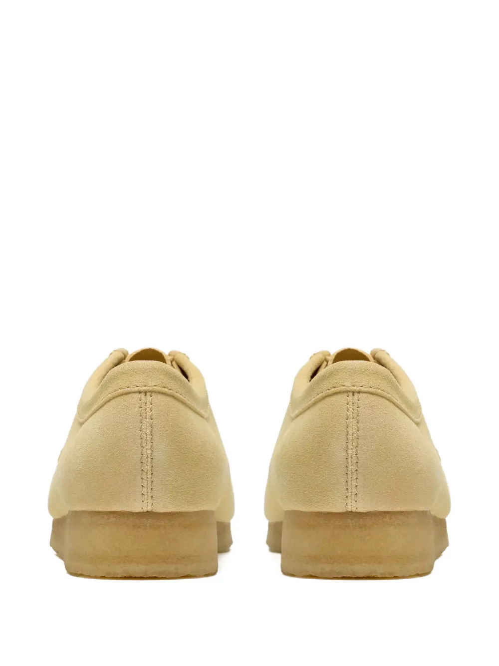 Clarks Originals Wallabee lace-up desert boots Geel