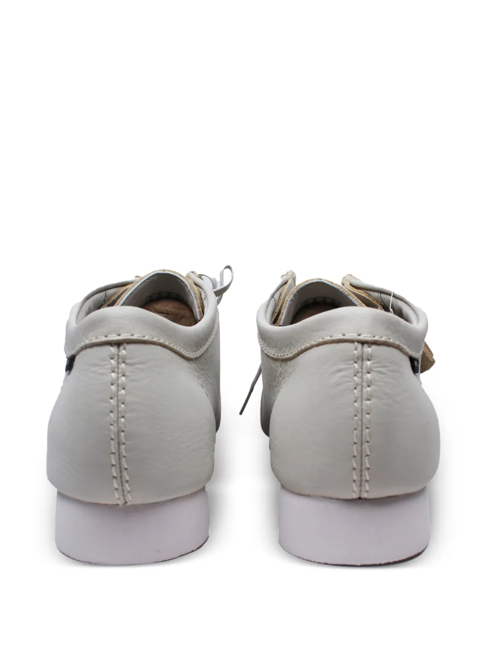 Clarks Originals Leren veterlaarzen Wit