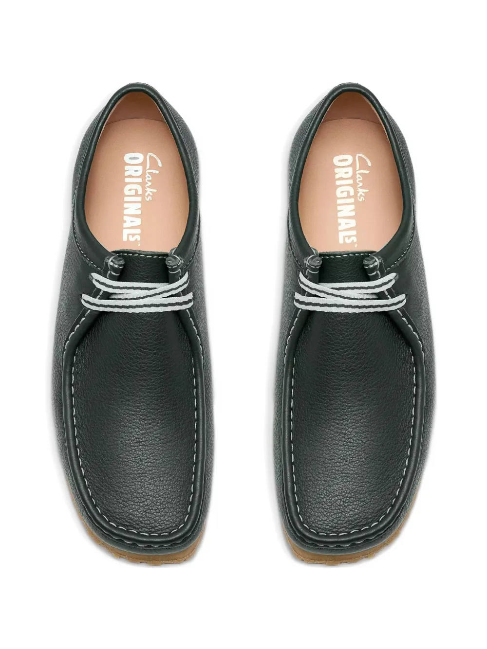 Clarks Originals Wallabee leather desert boots Groen