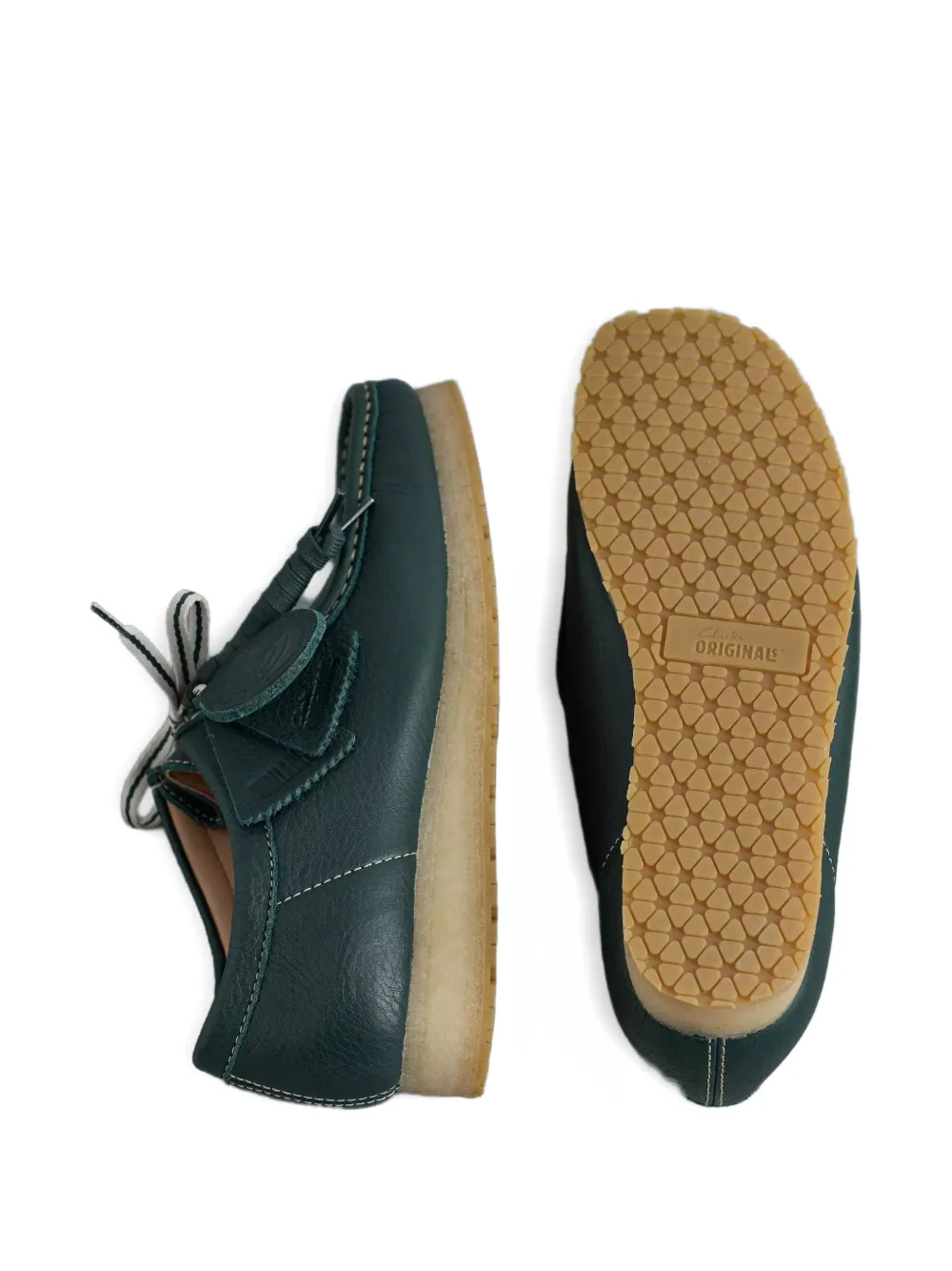 Clarks Originals Wallabee leather desert boots Groen