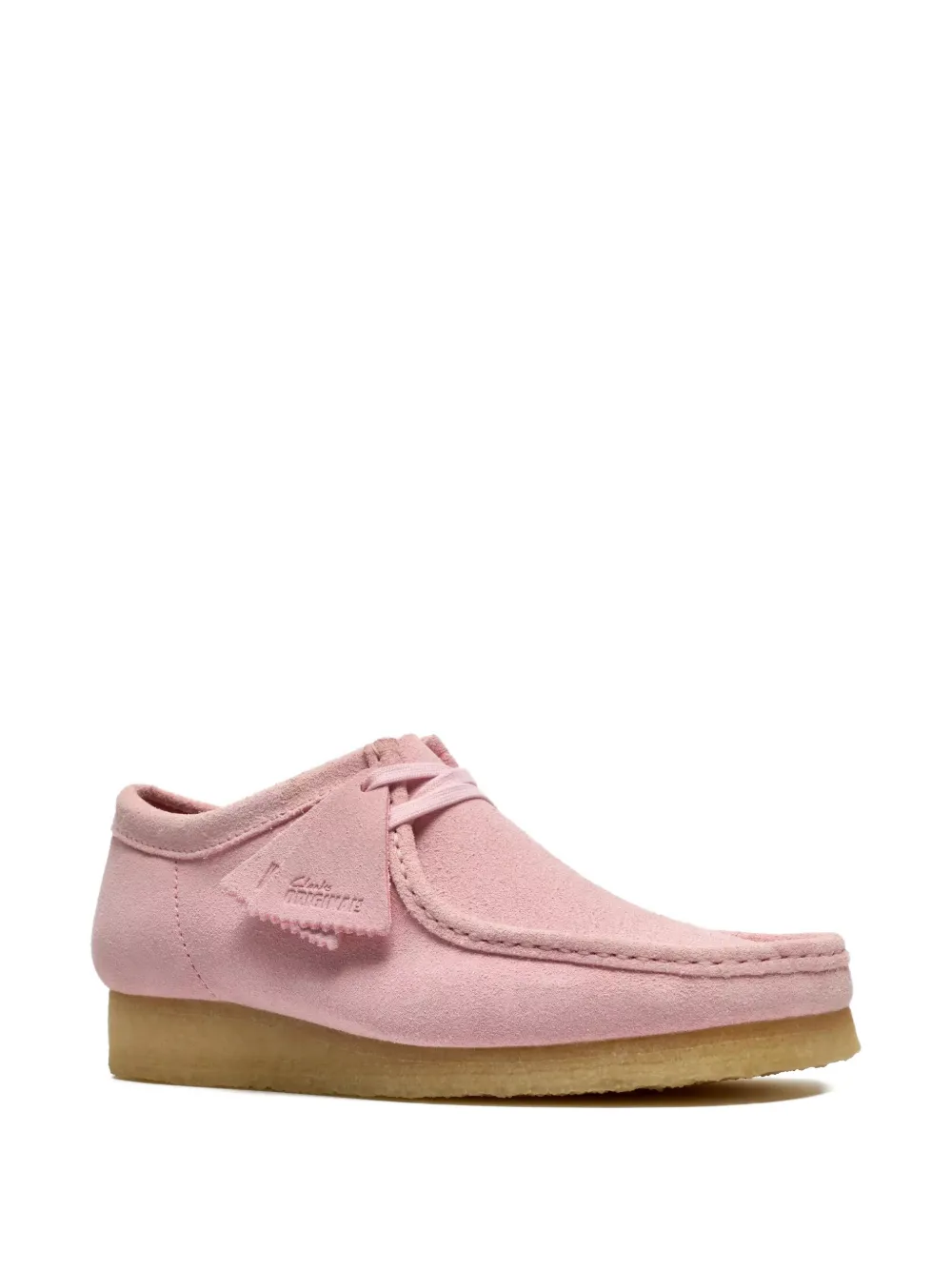 Clarks Originals Wallabee suede desert boots Roze