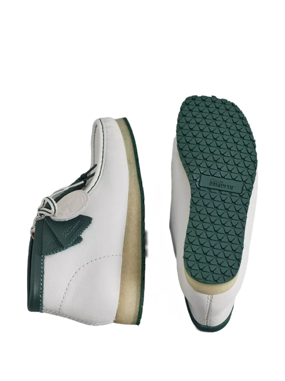 Clarks Originals Walla leather desert boots Wit