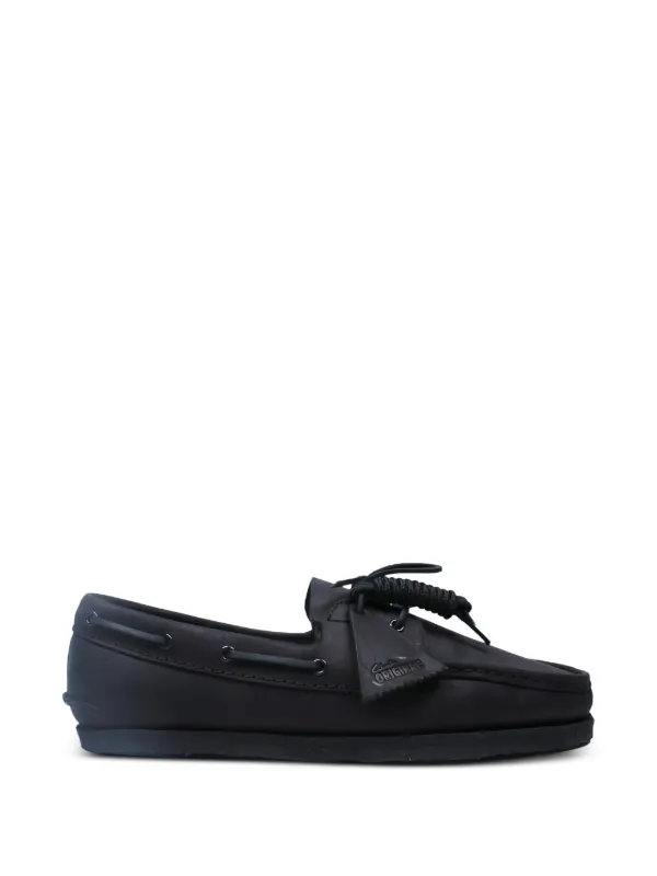 Clarks Originals レースアップ デッキシューズ | ブラック | FARFETCH JP