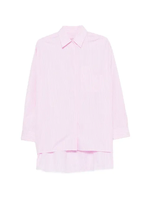 CUANTICO chest-pocket striped shirt