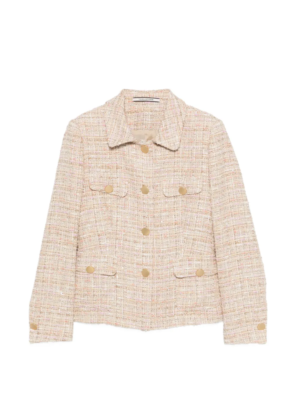 Tagliatore India button pocket jacket - Toni neutri