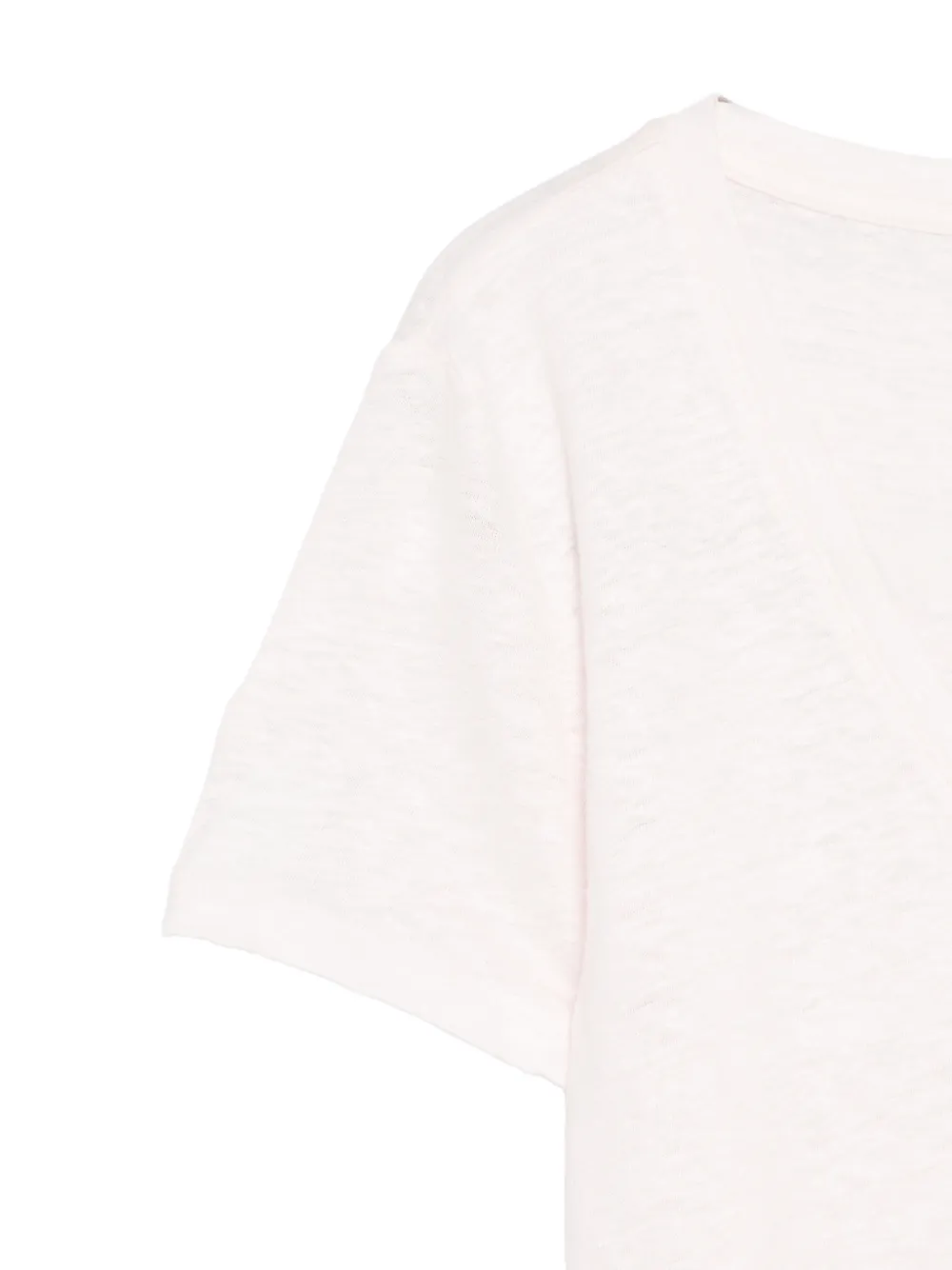 Majestic Filatures T-shirt met V-hals Roze