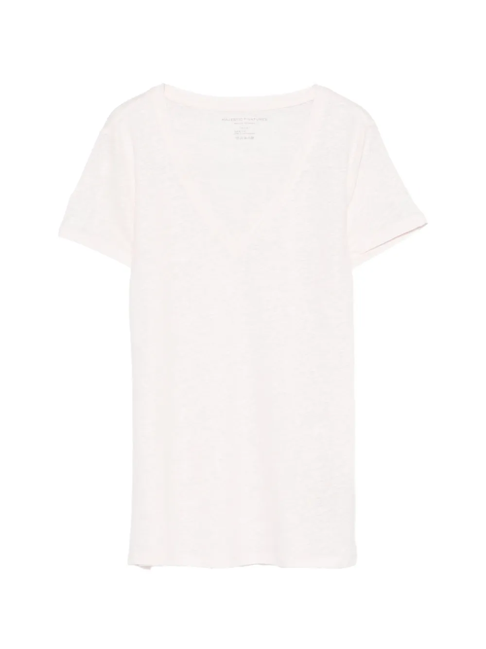 Majestic Filatures V-neck T-shirt - Rosa
