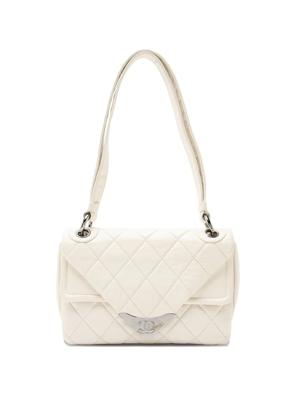 CHANEL Pre-Owned Envelope quilted lambskin shoulder bag - Toni neutri