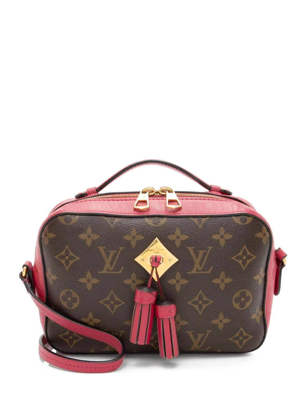 Louis Vuitton Pre-Owned Saintonge monogram canvas tassel shoulder bag - Marrone