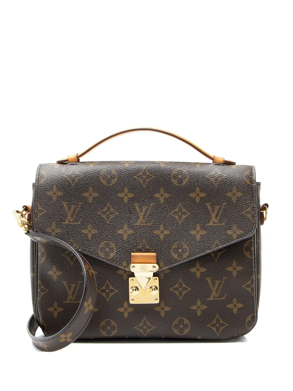 Louis Vuitton Pre-Owned Pochette Metis canvas monogram shoulder bag - Marrone