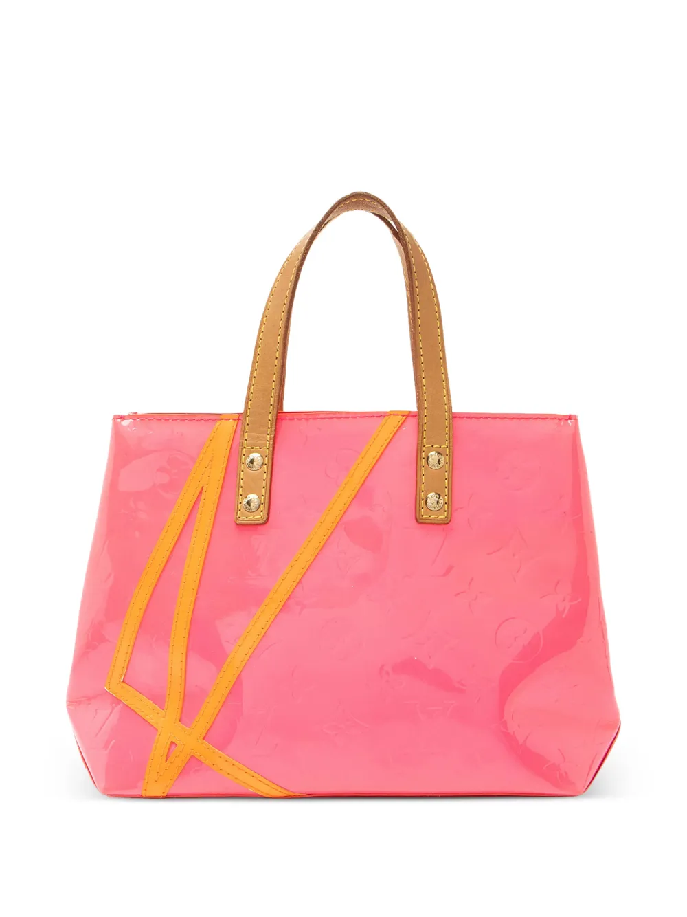 Louis Vuitton Pre-Owned x Robert Wilson 2002 PM Vernis Fluo Reade monogram tote bag - Rosa