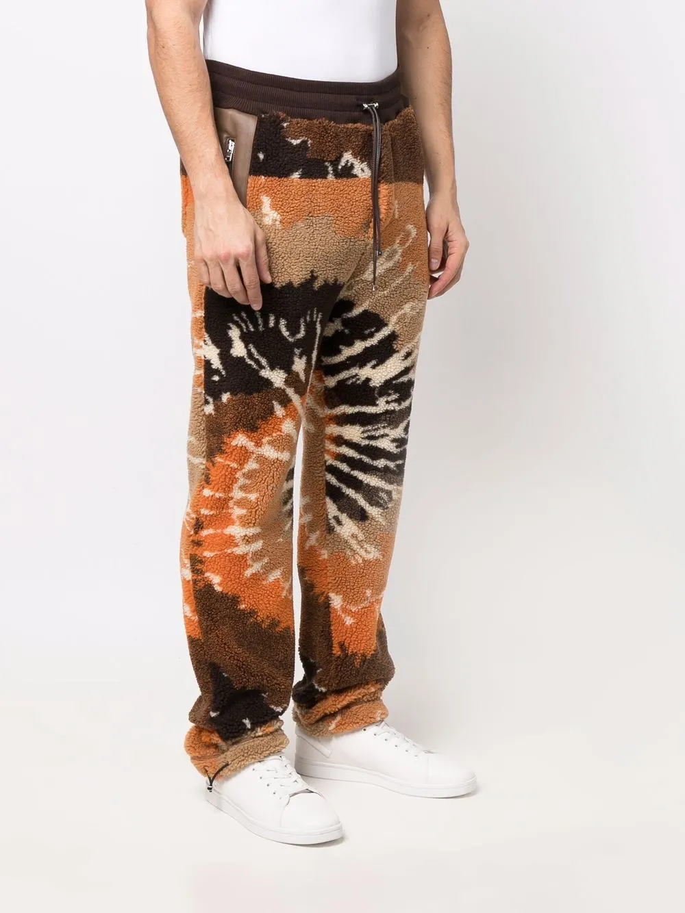 AMIRI Trainingsbroek met tie-dye print Bruin