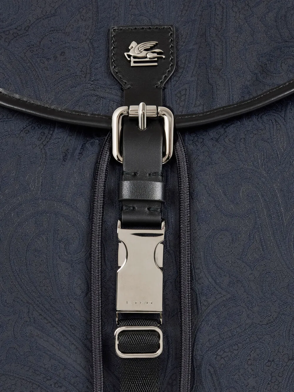  Etro Pegaso-logo Backpack - Blue 