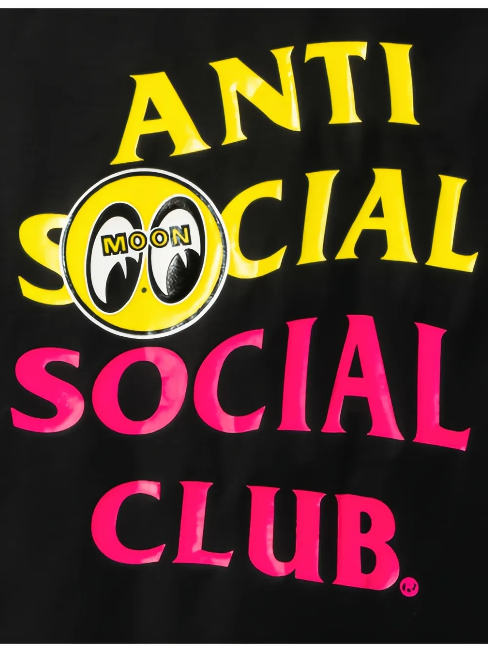Anti Social Club Jack met logoprint Zwart