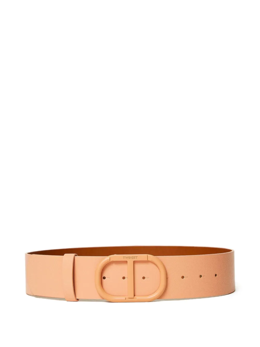 TWINSET Oval T buckle belt - Toni neutri