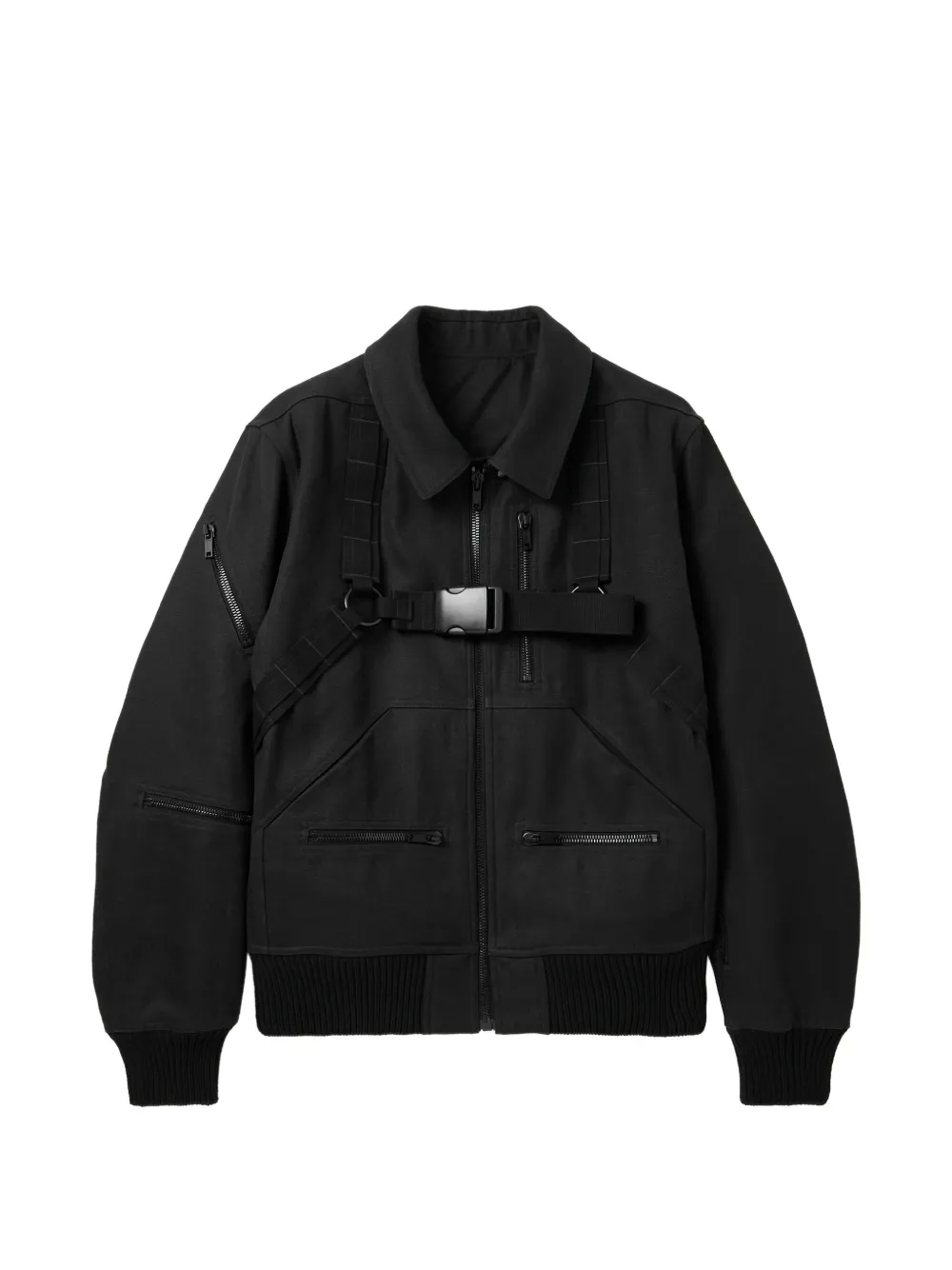 Rick Owens buckle bomber jacket