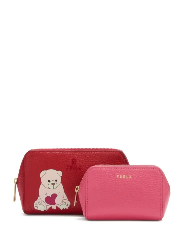Furla Camelia コスメポーチ セット | レッド | FARFETCH JP
