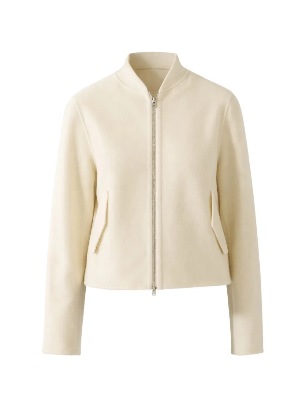 PATRICK ASSARAF zip pockets bomber jacket - Toni neutri