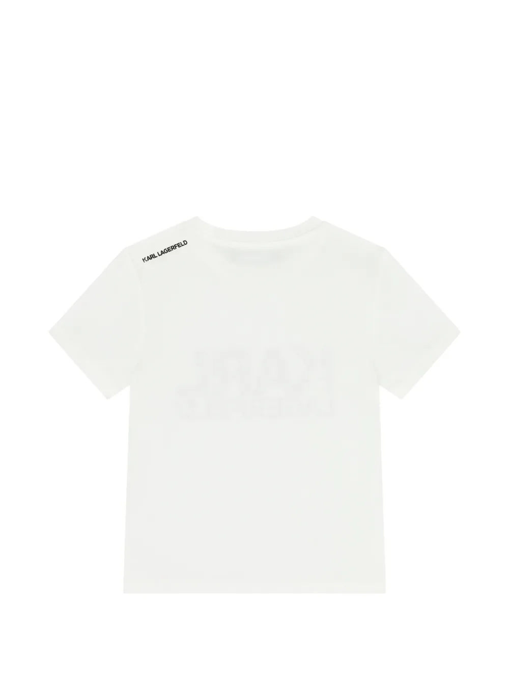 Karl Lagerfeld Kids Mini Me T-shirt met logoprint Wit