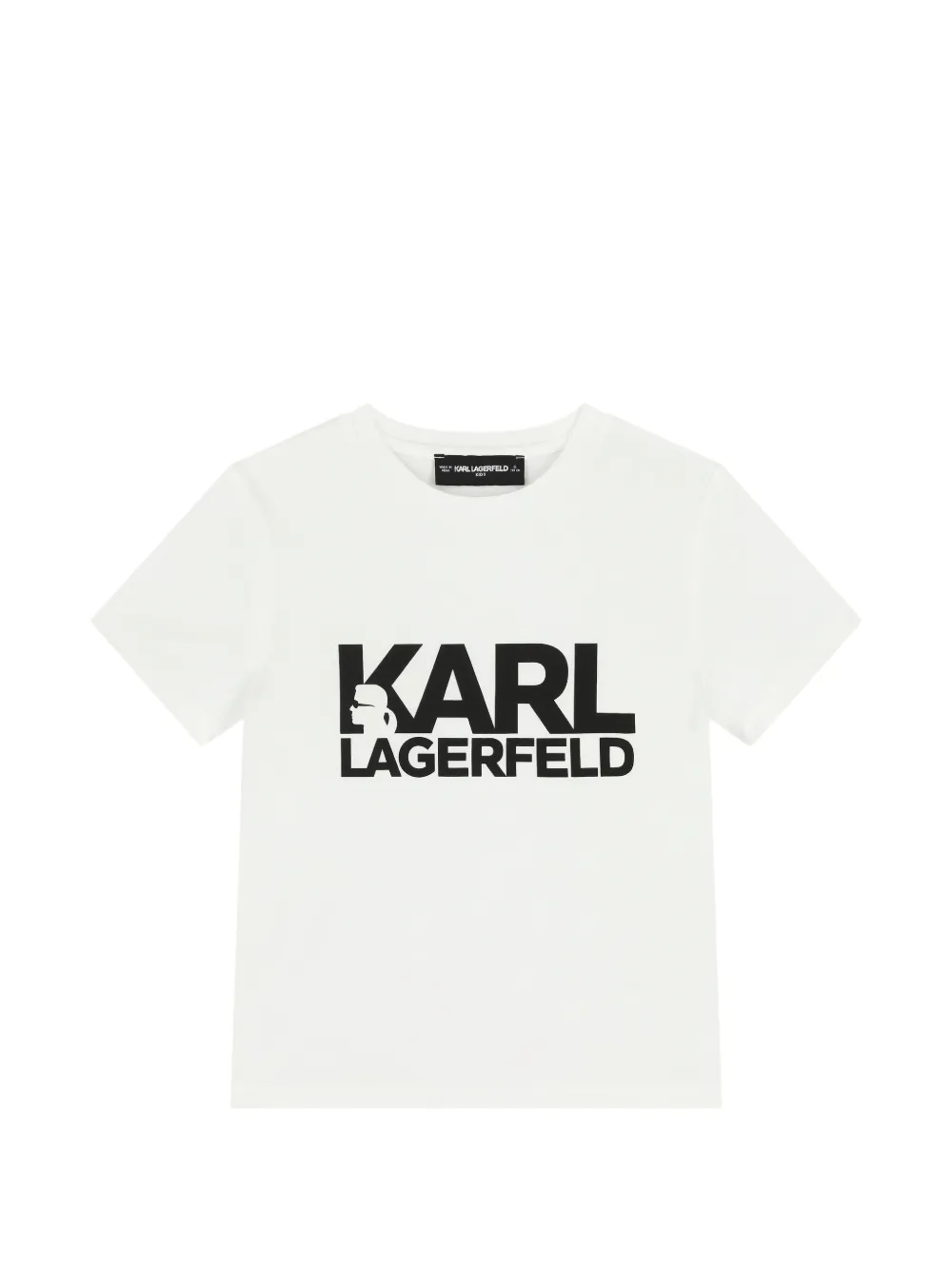 Karl Lagerfeld Kids Mini Me logo-print T-shirt - Bianco