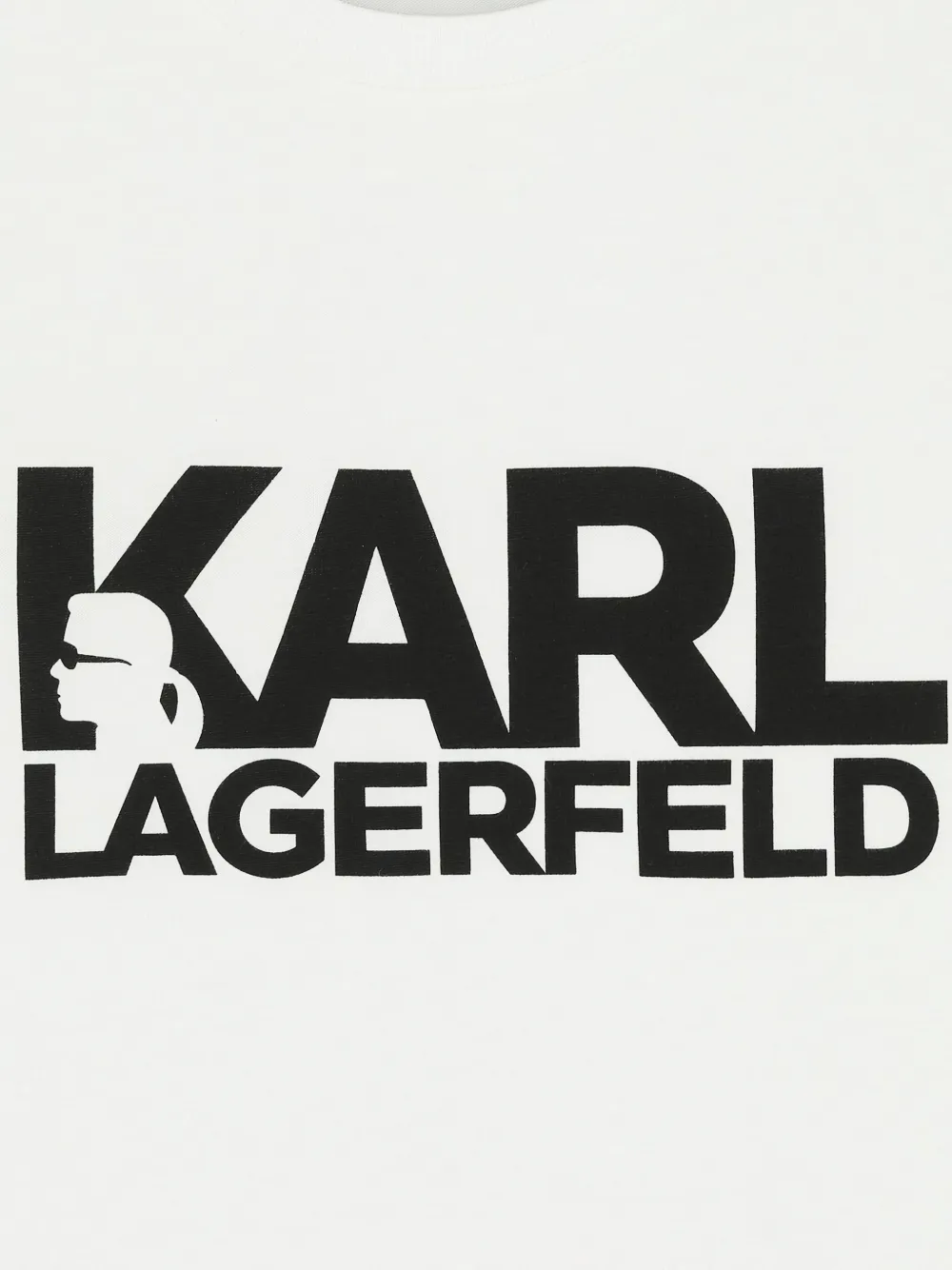 Karl Lagerfeld Kids Mini Me T-shirt met logoprint Wit
