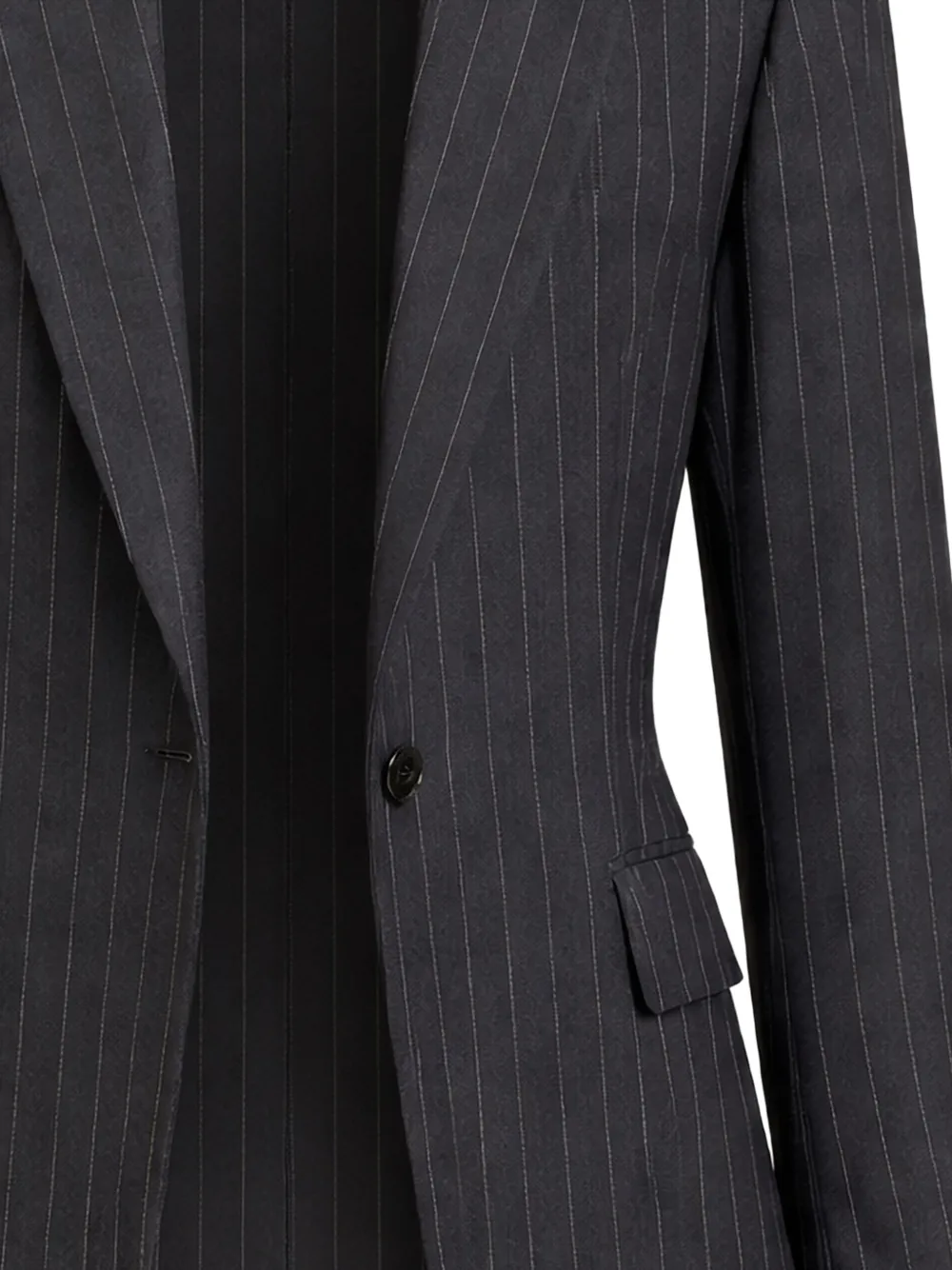  Cynthia Rowley Pinstriped Blazer - Grey 