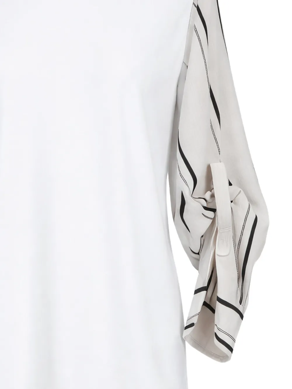  3.1 Phillip Lim Striped-detail T-shirt - White 