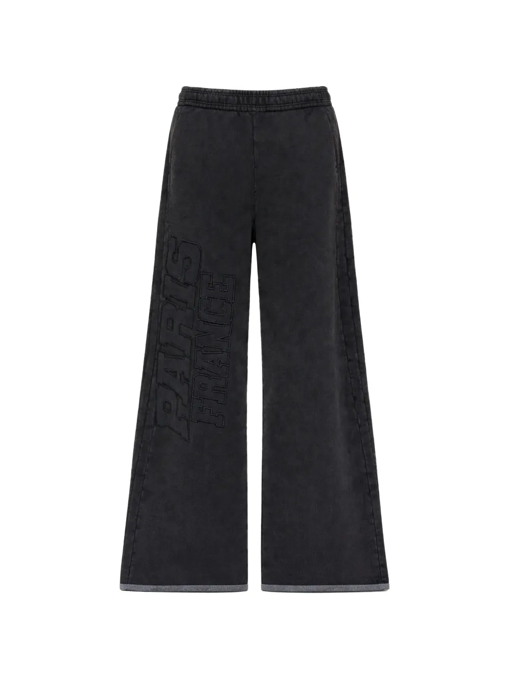 VETEMENTS Paris wide-leg trousers - Nero
