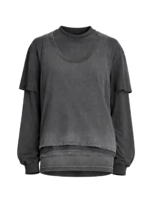 YEEZY GAP ENGINEERED BY BALENCIAGA DOVE LONG SLEEVE TEE | Black