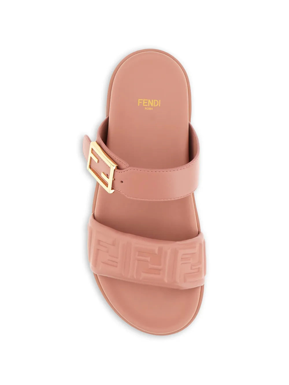 FENDI logo-embellishment sandals Roze