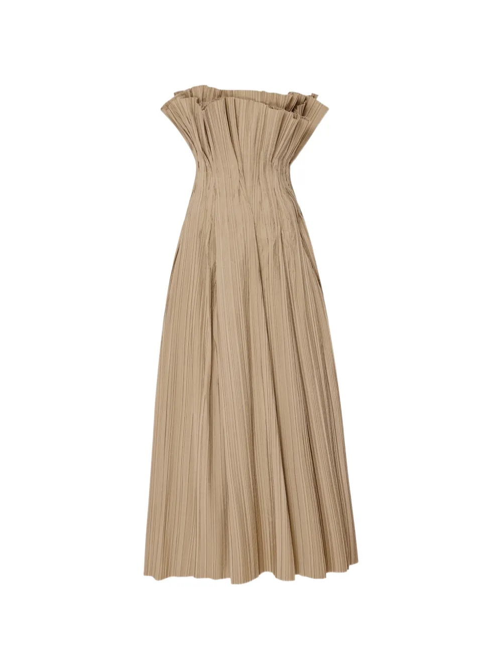 The Row strapless maxi dress - Toni neutri