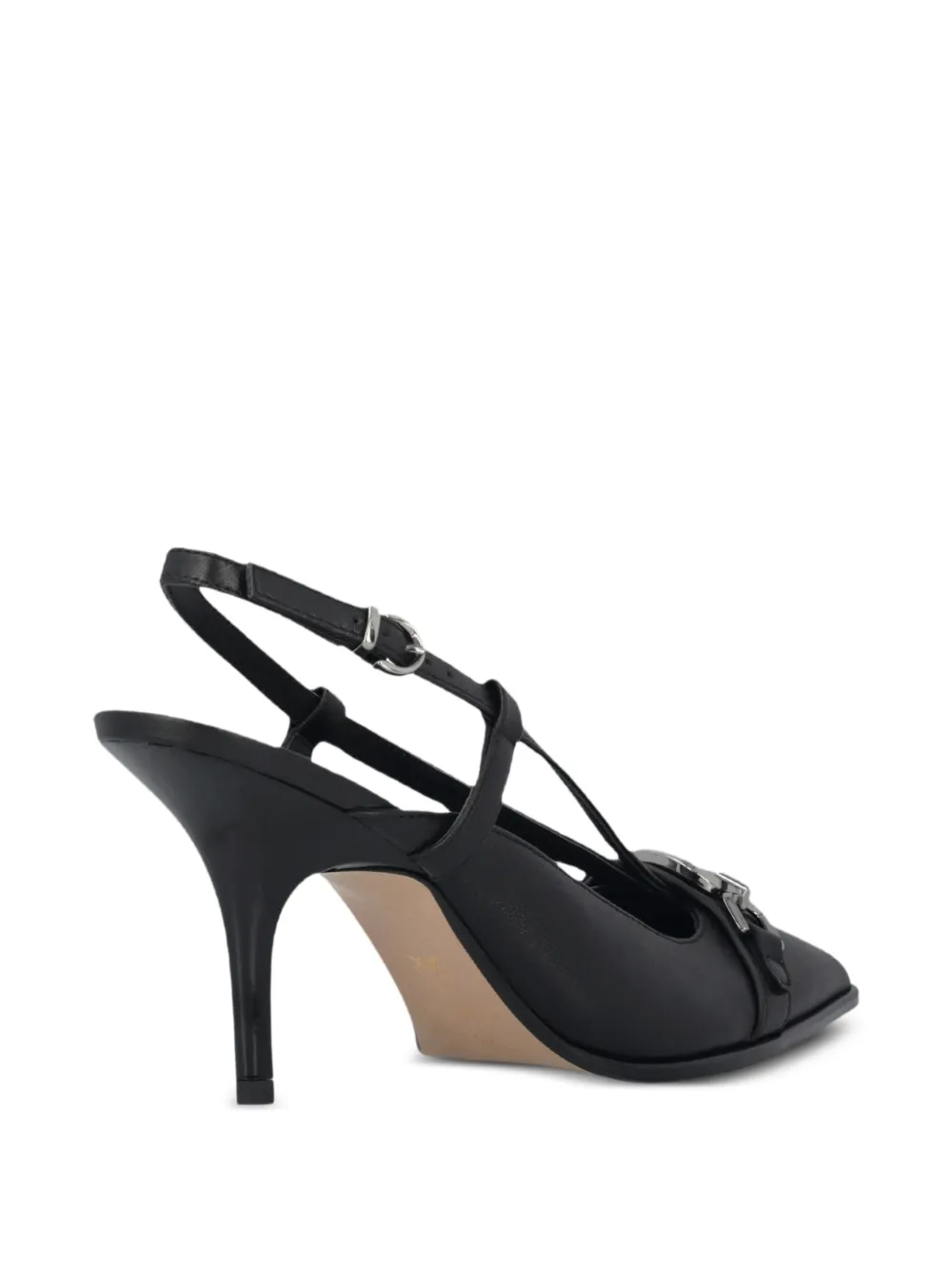 PINKO buckle-embellishment pumps Zwart