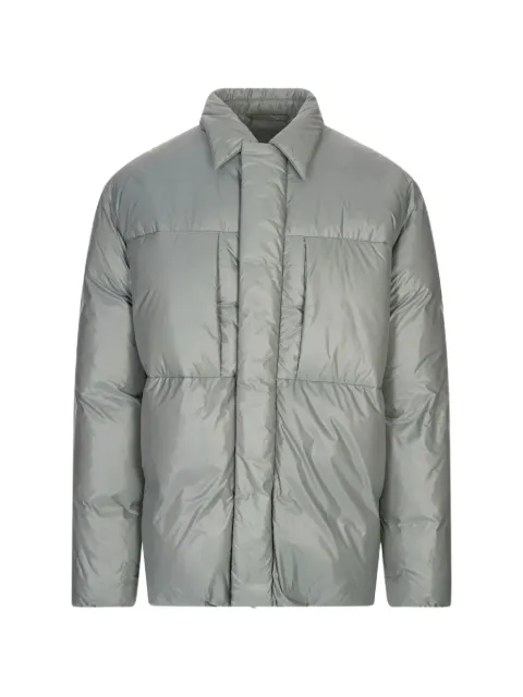 Jil Sander plumífero con bolsillo con ribete