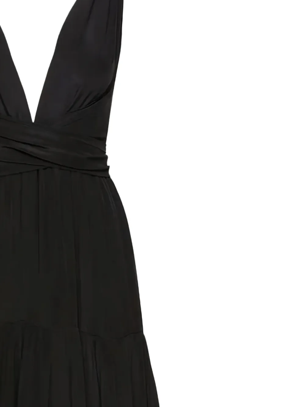  Azeeza Callan V-neck Maxi Dress - Black 