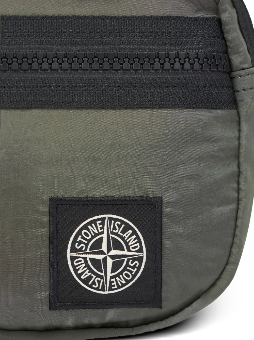  Stone Island Logo-patch Belt Bag - Green 