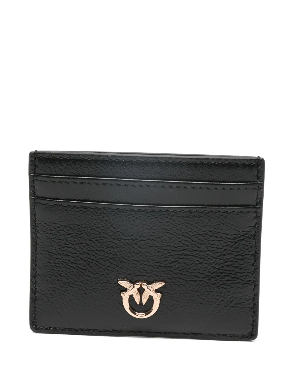 PINKO logo-detail card holder - Nero