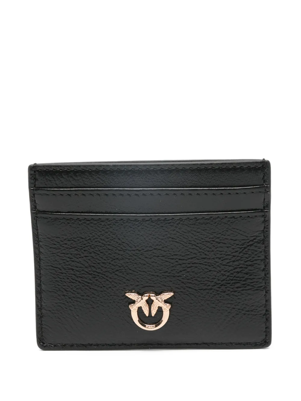 PINKO logo-detail card holder - Nero