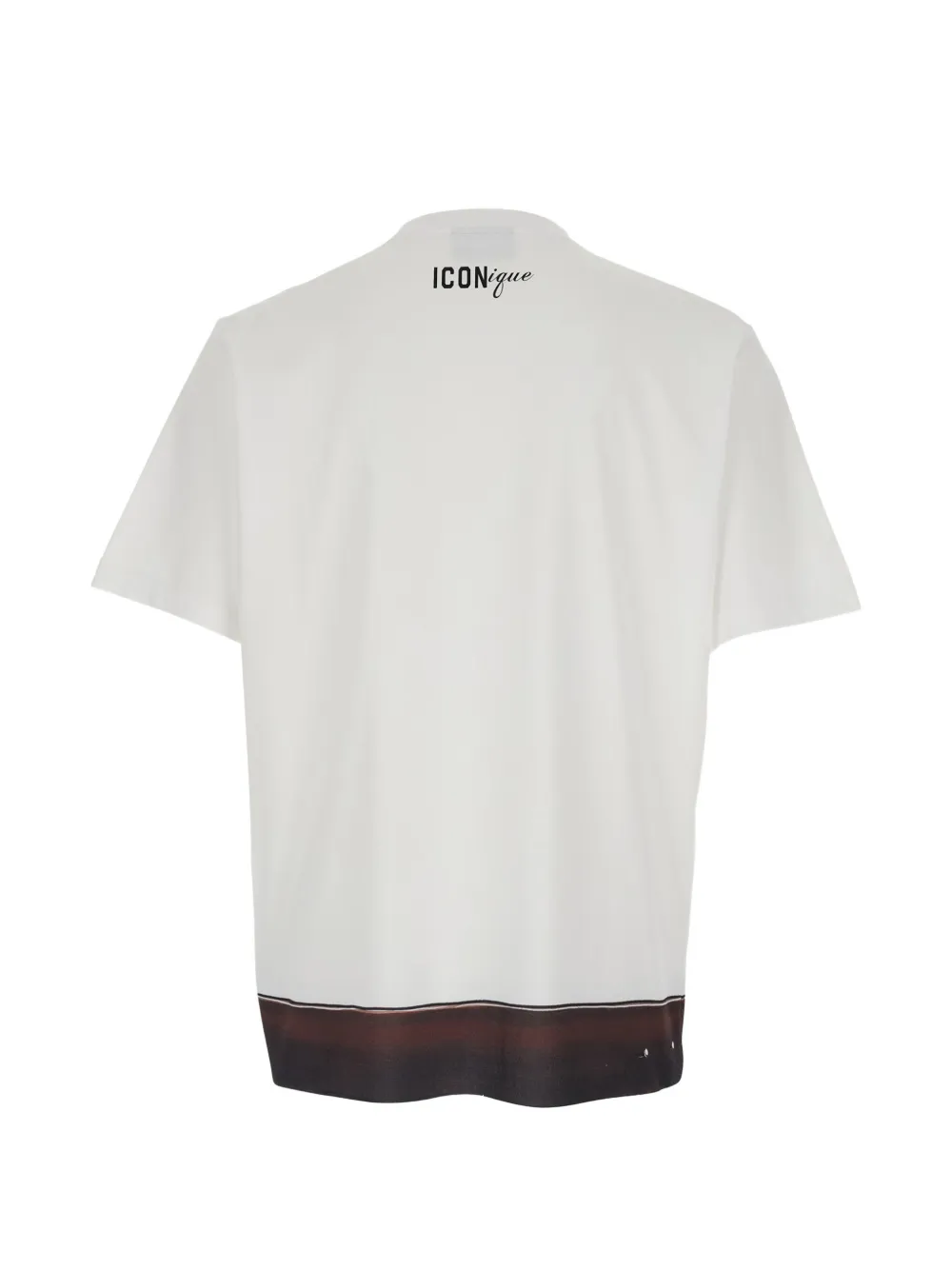 DSQUARED2 T-shirt met grafische print en korte mouwen Wit