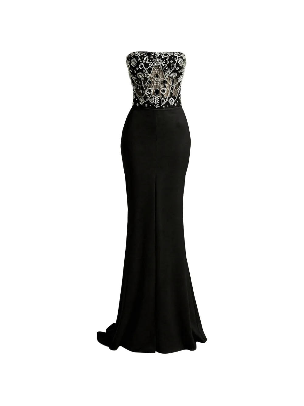 Gemy Maalouf Bejewelled long maxi dress
