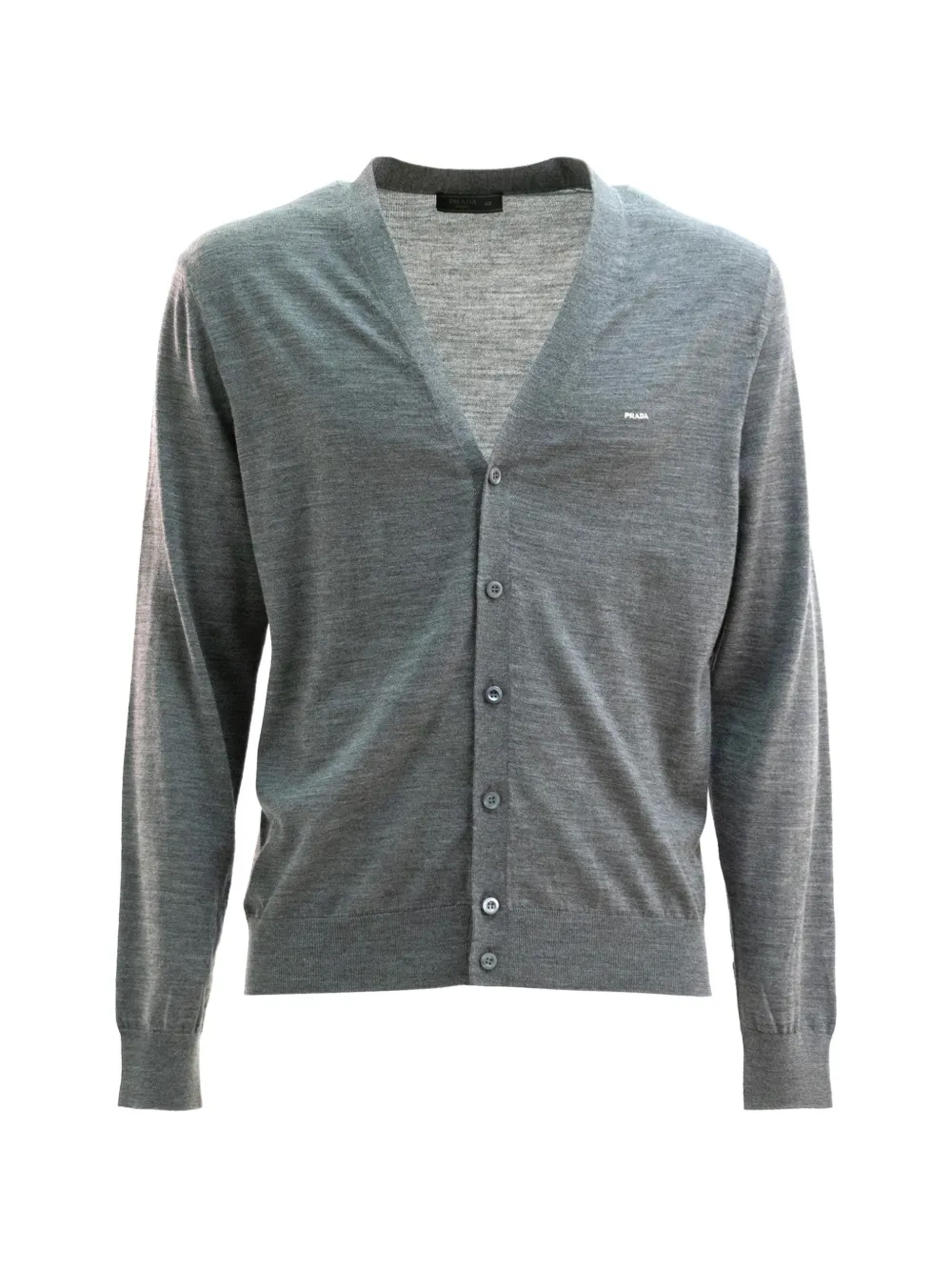Prada Cardigan con scollo a V - Grigio