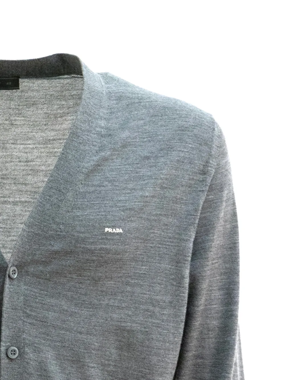 Prada Vest met V-hals Grijs