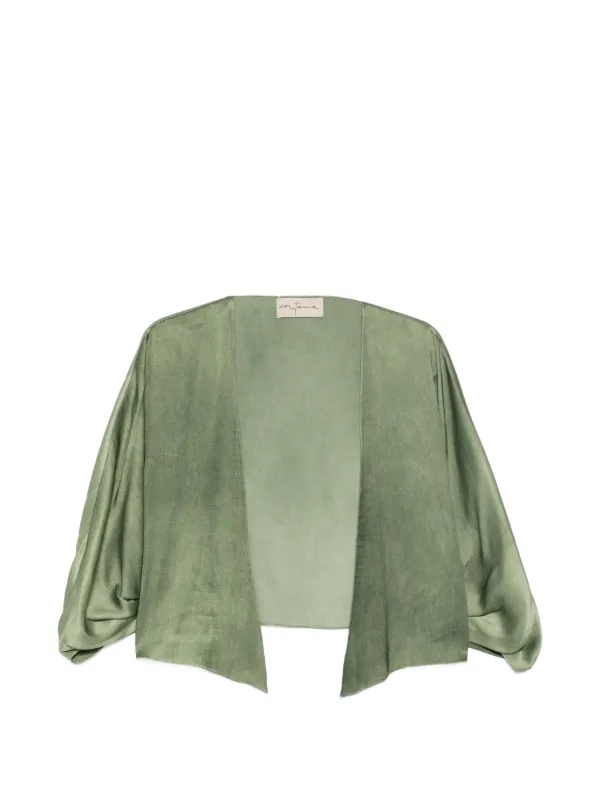 Cortana Tie-front Jackets in Green