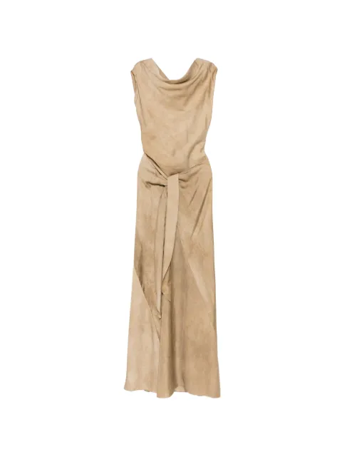 Cortana Opale draped maxi dress