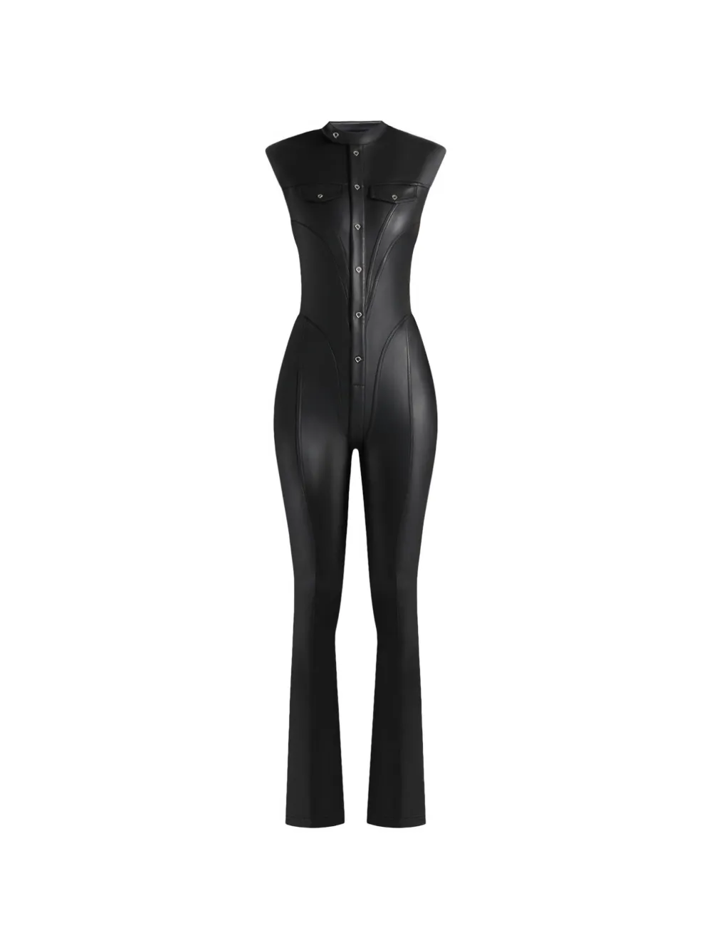 Manière De Voir button pocket jumpsuit - Nero